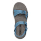 Top View of Women's Salinas Sandal in Sky on a white background.
